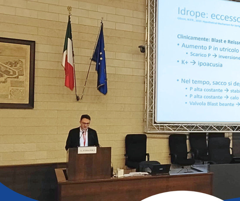 Malattia di Ménière ed Emicrania: il Dott. Luigi Curatoli relatore all’ Incontro GAO