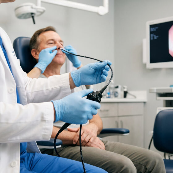 Fibroscopia ed endoscopia nasale: l’esame di naso, gola e laringe
