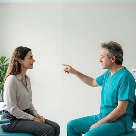Valutazione di turbinati e setto con endoscopia nasale al Centro ORL Curatoli