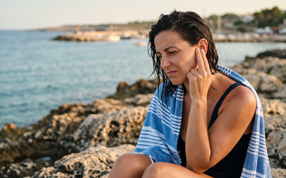 Otite esterna: dolore all'orecchio dopo il bagno al mare