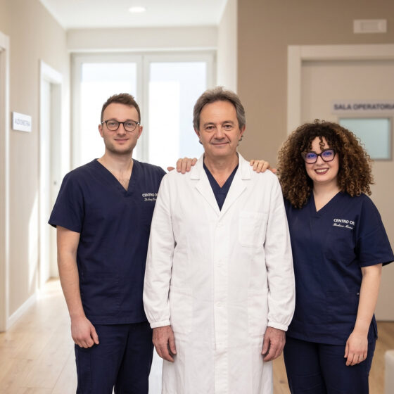 Equipe del Centro ORL Curatoli, otorino a Bari per orecchio, naso e gola